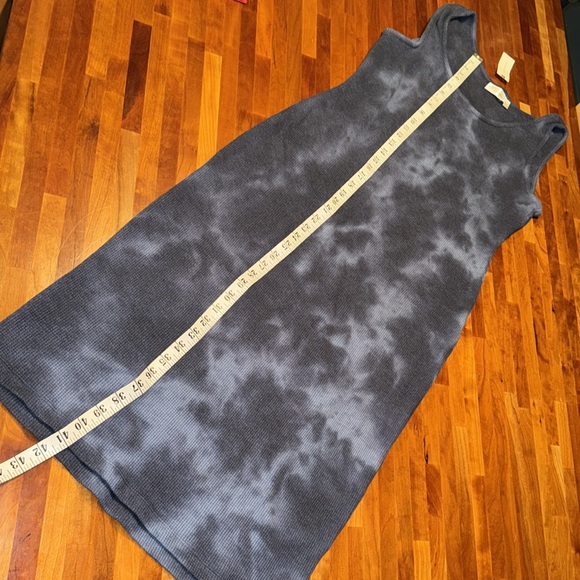 RD Style for Anthropologie Navy Tie-Dye Midi Dress - Picture 7 of 9